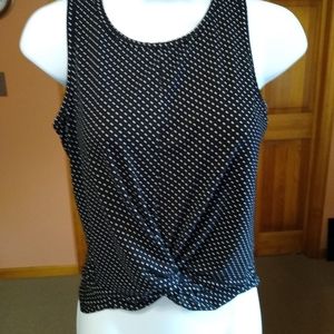 Women's small cinched crop top